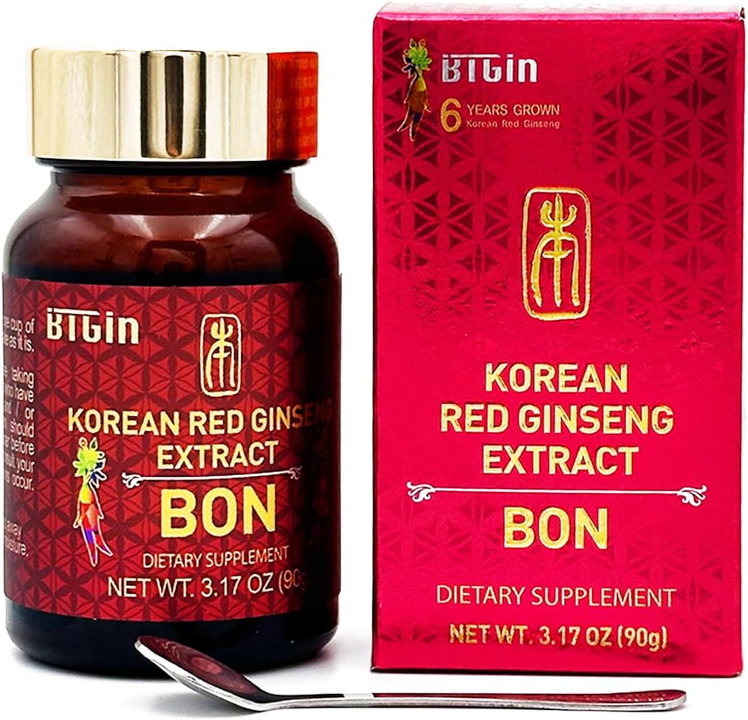 High Ginsenoside Technology Red Ginseng Extract for Immune Support, Focus, Memory, Energy - Men & Women's Supplement