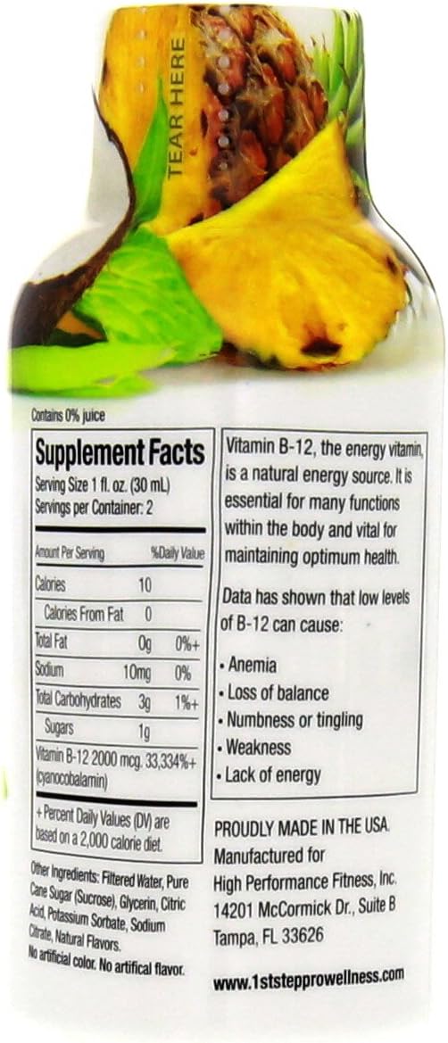 High Performance Fitness B-12 Boost - 12 Pack of 2oz Bottles