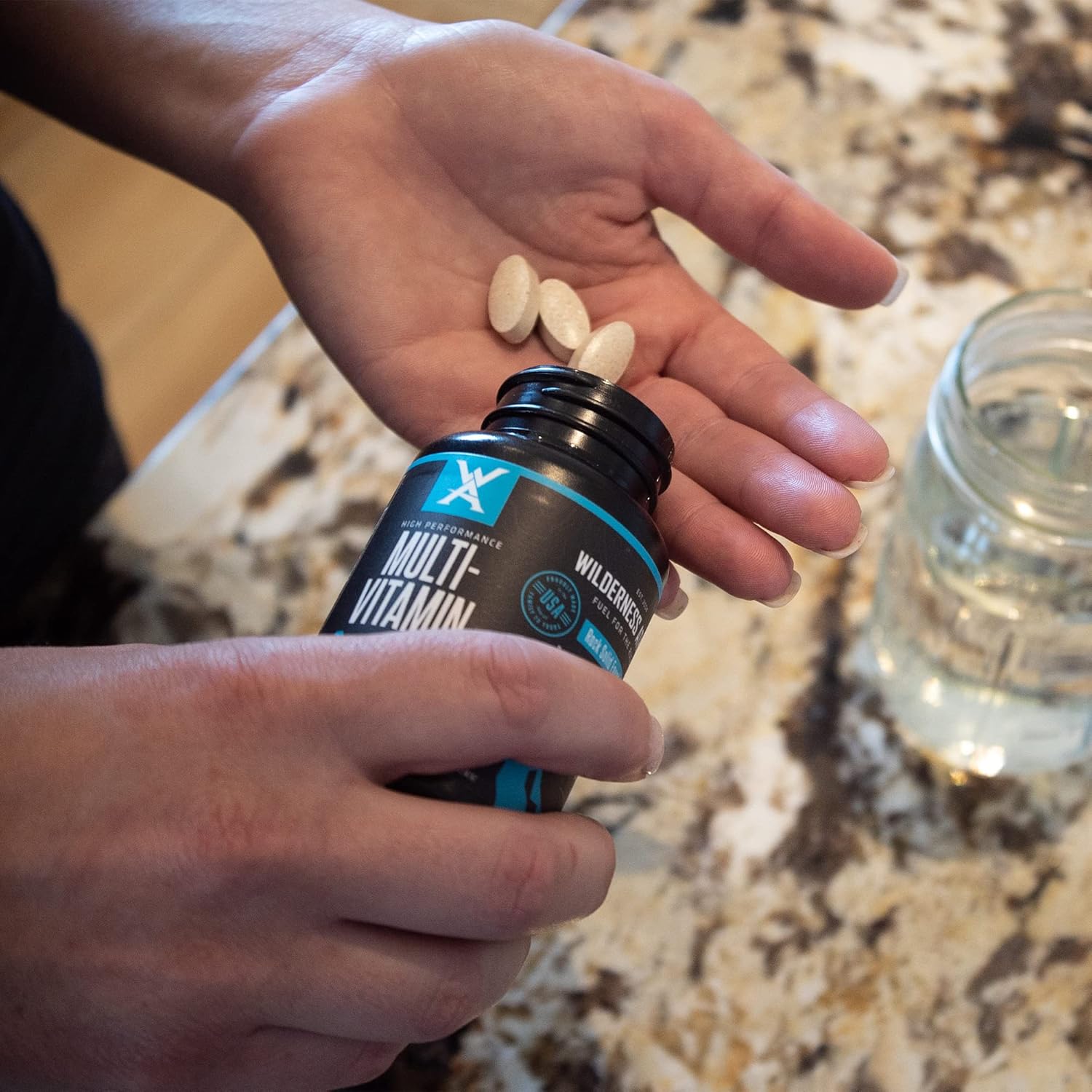 High Performance Multivitamin for Men and Women - Adult Vitamins Supplement with Chromium and Vanadium by Wilderness Athlete