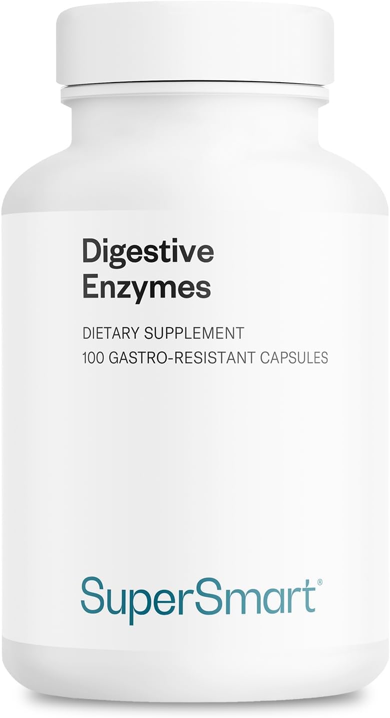 High Potency 15-in-1 Multi Enzymes Supplement for Digestion - Lipase, Bromelain, Amylase, Lactase, Protease, Invertase - Non-GMO & Gluten Free - 100 Delayed Release Capsules