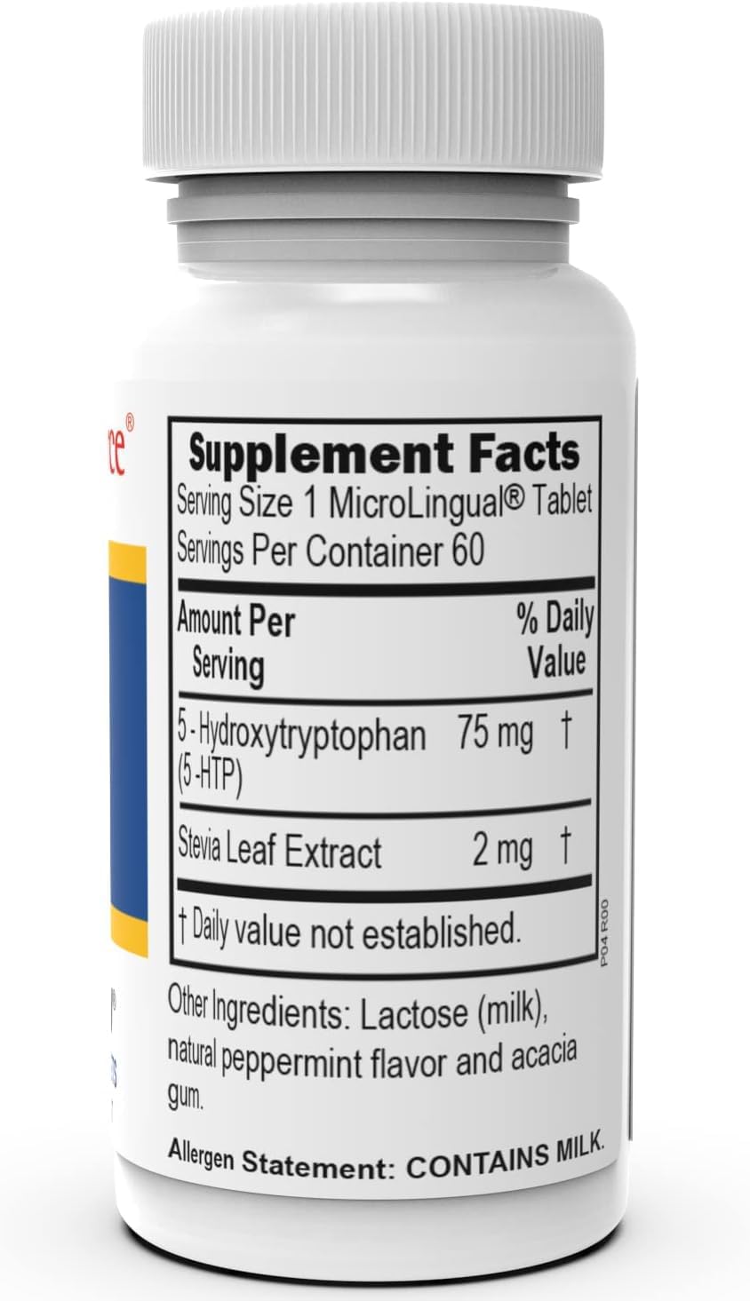 High Potency 5-HTP Supplement - 75mg Strength - 60 Tablets