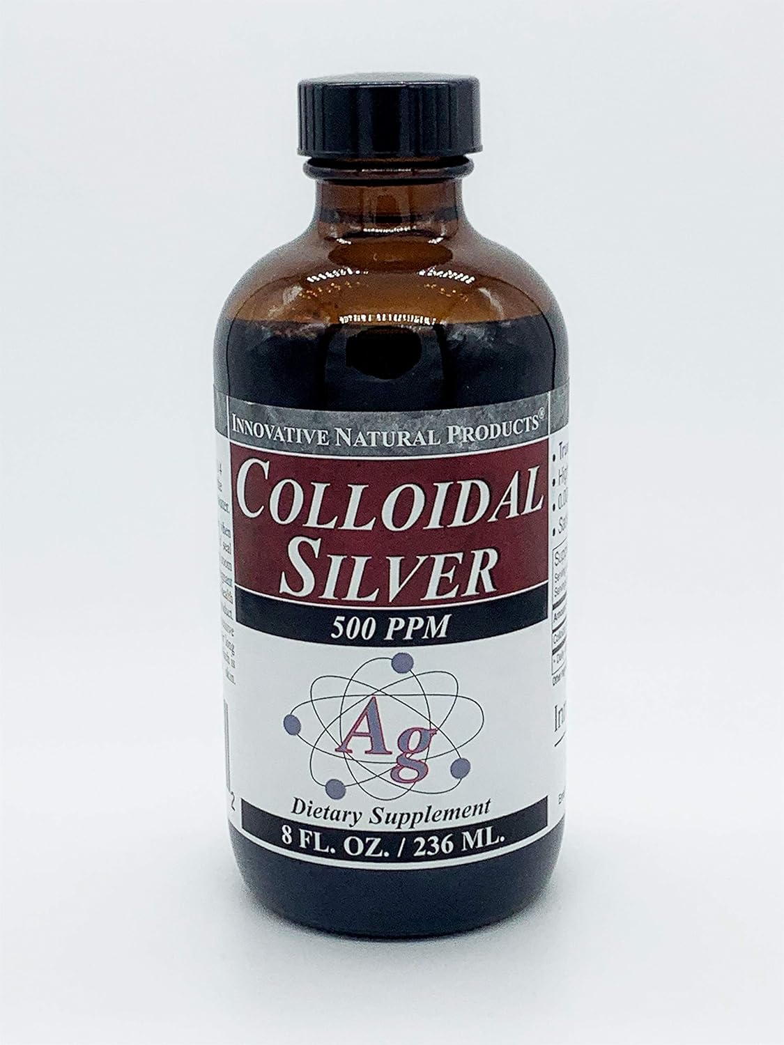 High Potency 500 ppm Colloidal Silver in 8 Ounces - Innovative Natural Products
