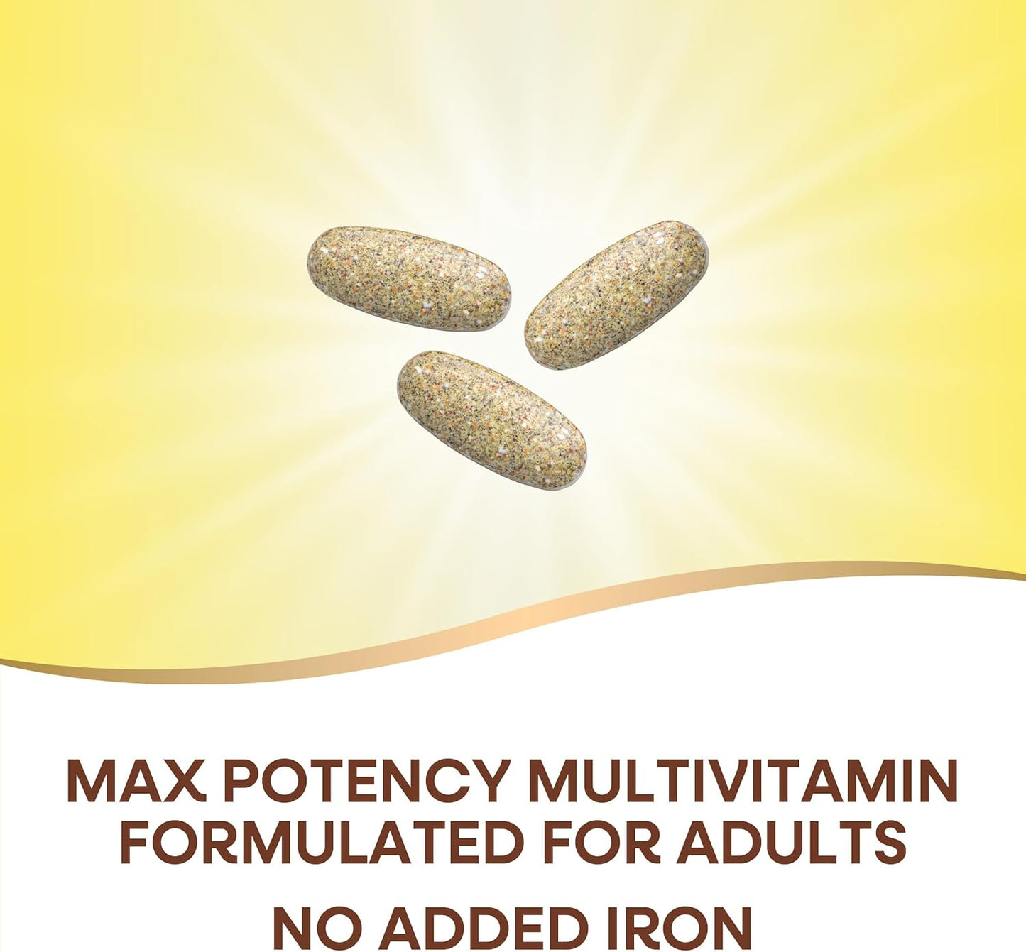 High Potency Adult Complete Multivitamin with B-Vitamins for Energy Metabolism - Nature's Way Alive! Max3, 90 Tablets