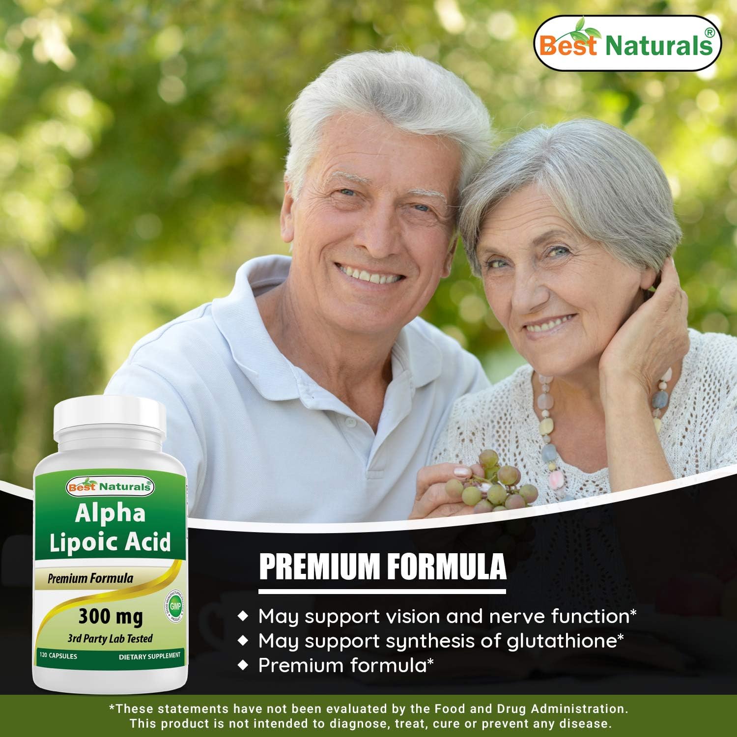 High Potency Alpha Lipoic Acid 300mg and Berberine 1000mg Supplement for Optimal Health and Metabolism Support