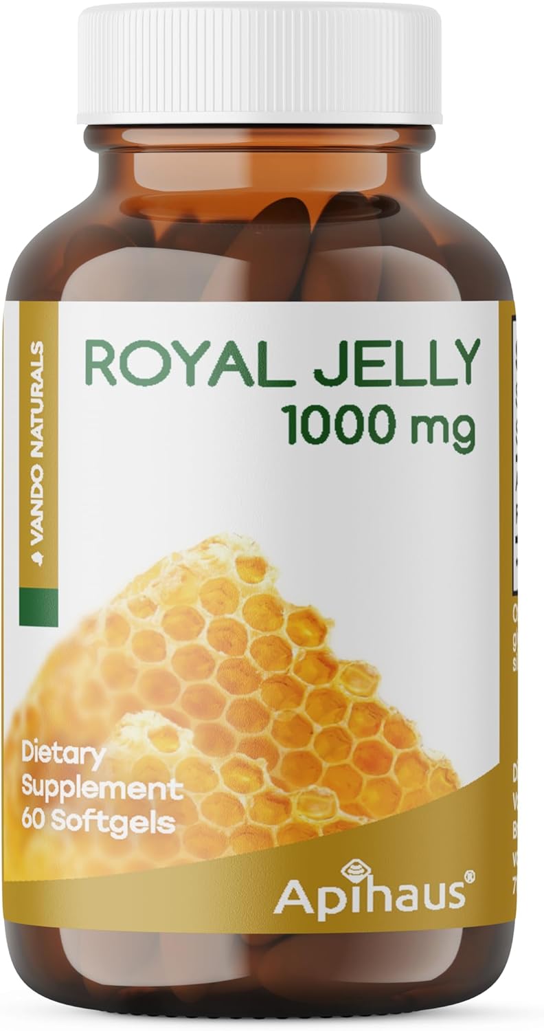 High-Potency Apihaus Royal Jelly Softgels - 1000mg - 60 Count