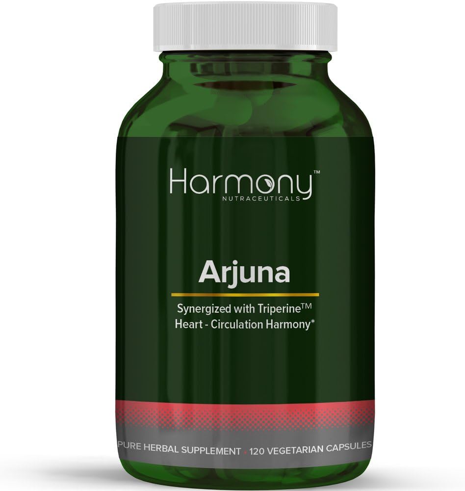 High Potency Arjuna Supreme Capsules with Triperine for Cardiovascular Support - Liposomal Formula by Dr. Gumman's Harmony Nutraceuticals