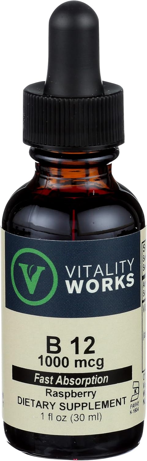 High Potency B12 Drops: Vitality Works Biomed Balance, 1000 mcg/ml, 1 fl oz