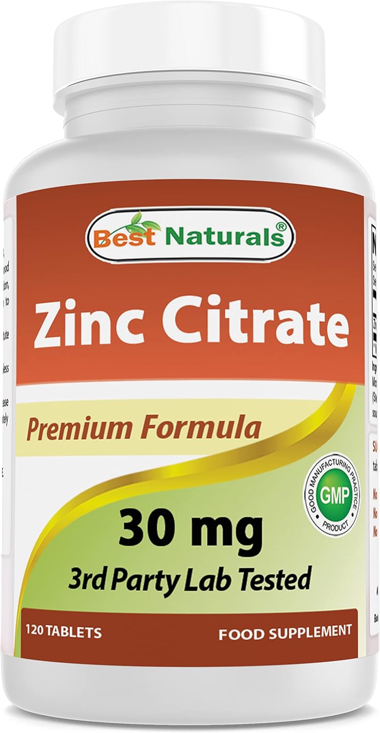 High Potency BCAA Supplement with Zinc Citrate for Muscle Recovery and Immune Support