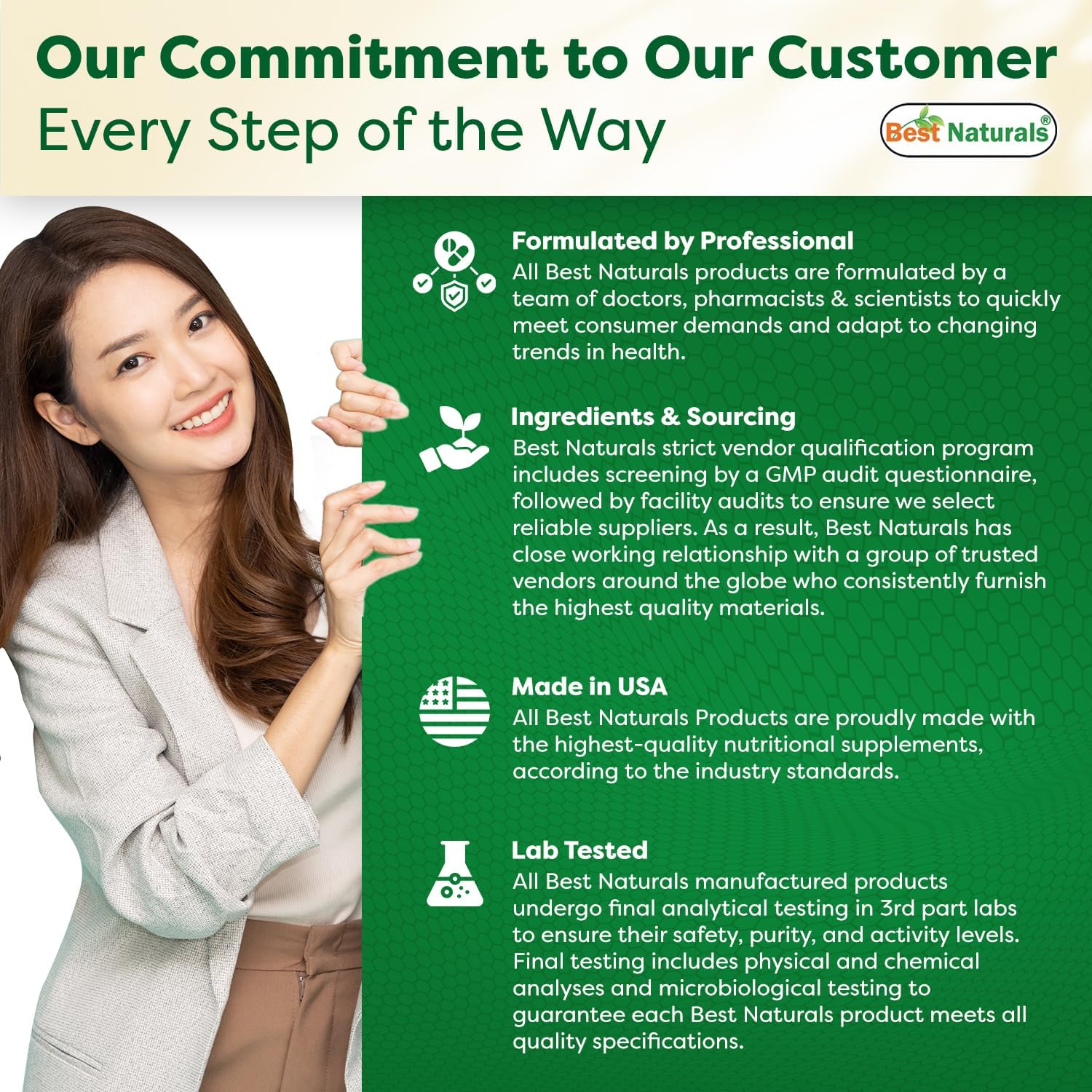 High Potency Berberine Plus with Vitamin C and Zinc - 1000mg per Serving, Non-GMO, 60 Capsules