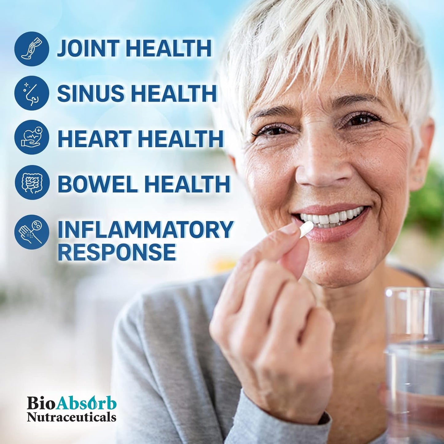 High Potency BioAbsorb Serrapeptase Supplement with 120000 SPU, Delayed Release Formula