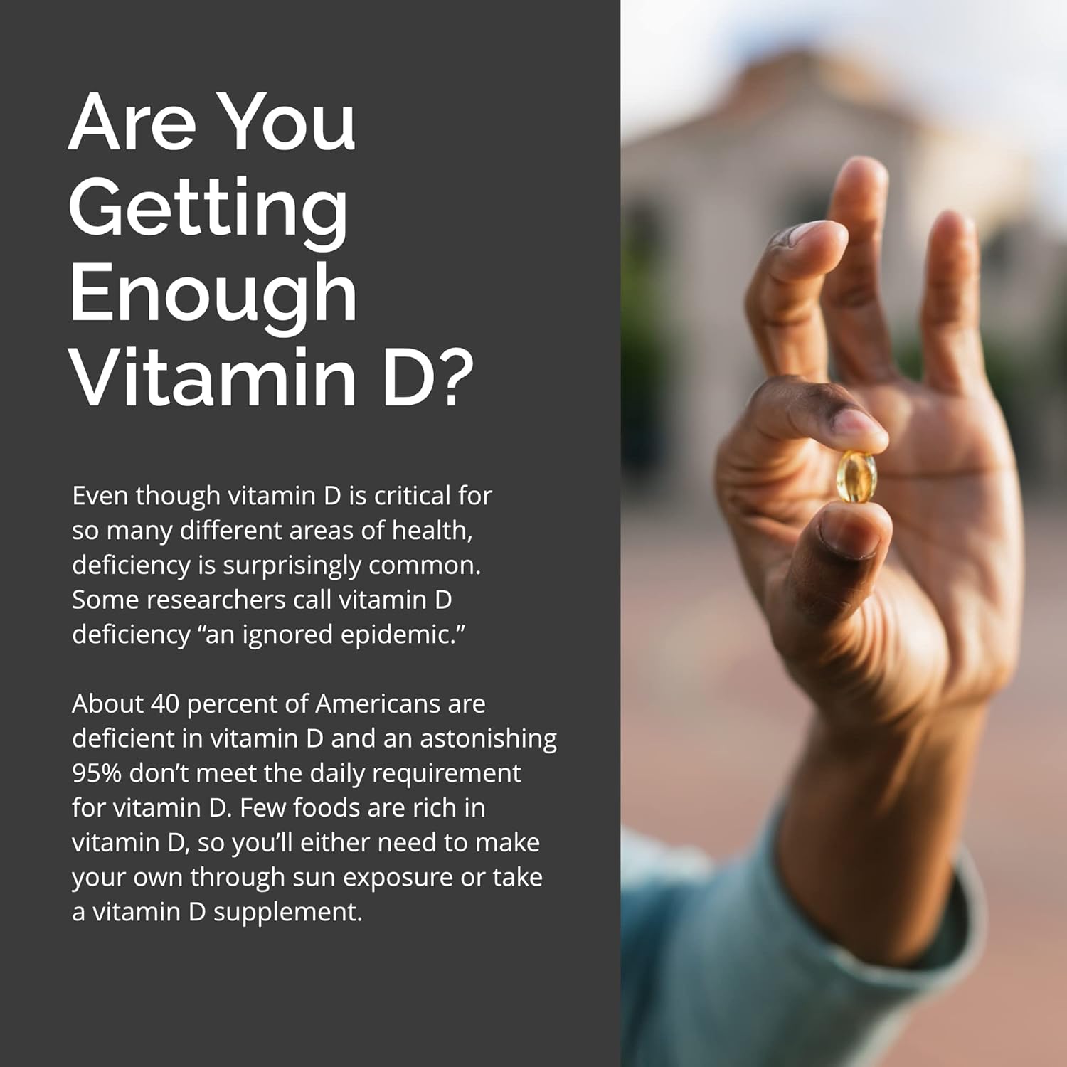 High Potency BrainMD by Dr Amen Vitamin D3 5000 Softgels, Gluten Free, 100 Servings