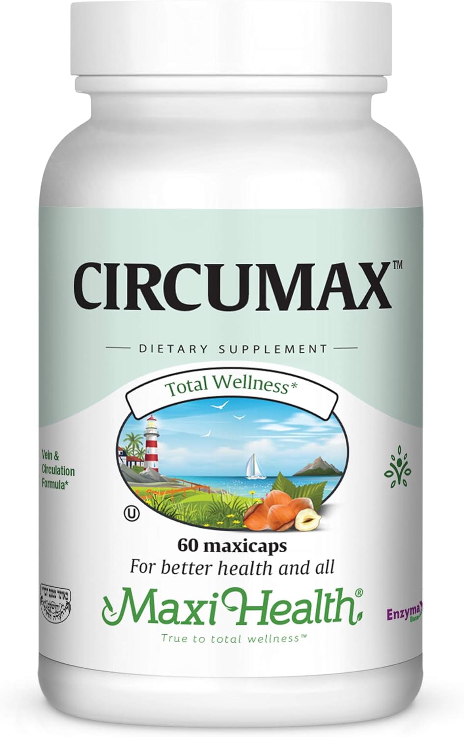 High Potency CircuMax Supplement for Vein and Circulation Support - 60 Capsules - Kosher Formula by Maxi Health