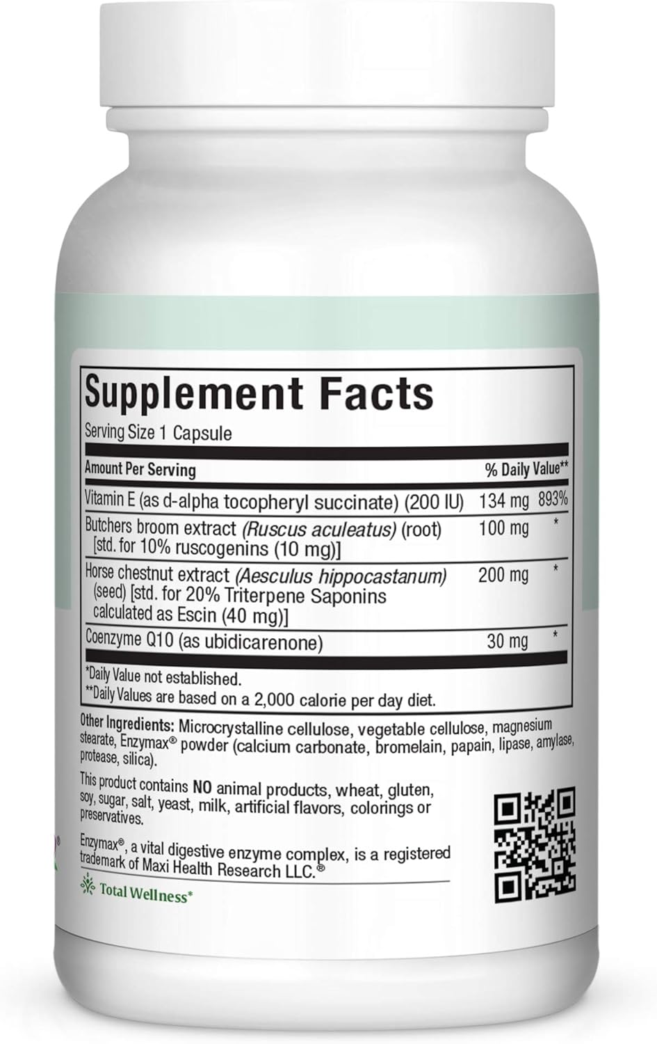 High Potency CircuMax Supplement for Vein and Circulation Support - 60 Capsules - Kosher Formula by Maxi Health