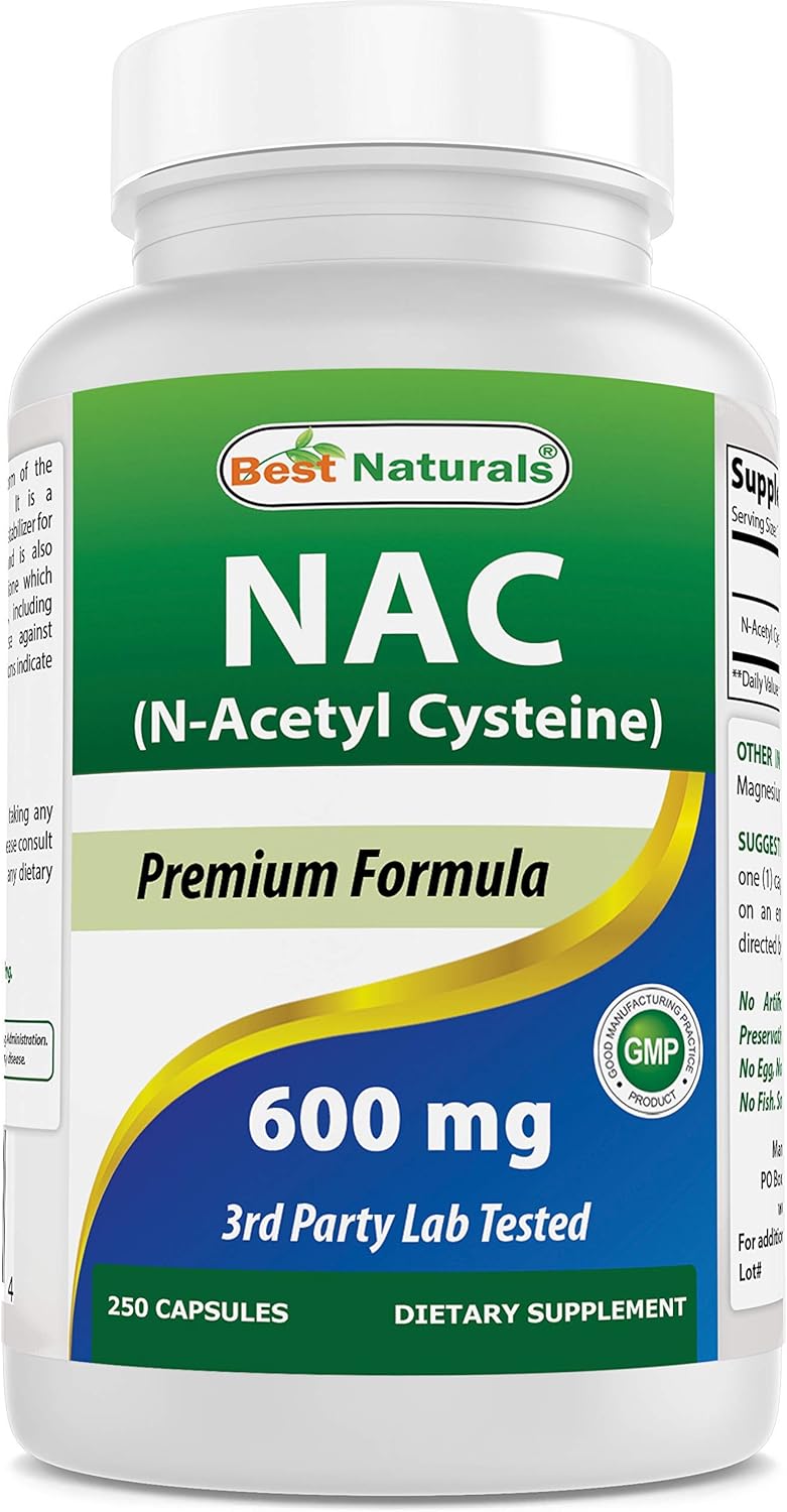High Potency Coconut Oil and NAC Supplement - 1000mg Coconut Oil & 600mg NAC - Best Natural Formula for Health