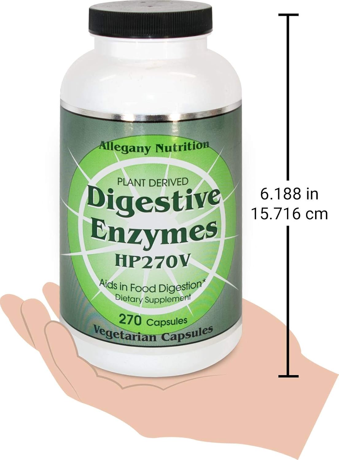 High Potency Digestive Enzymes Supplement - 270 Capsules by Allegany Nutrition