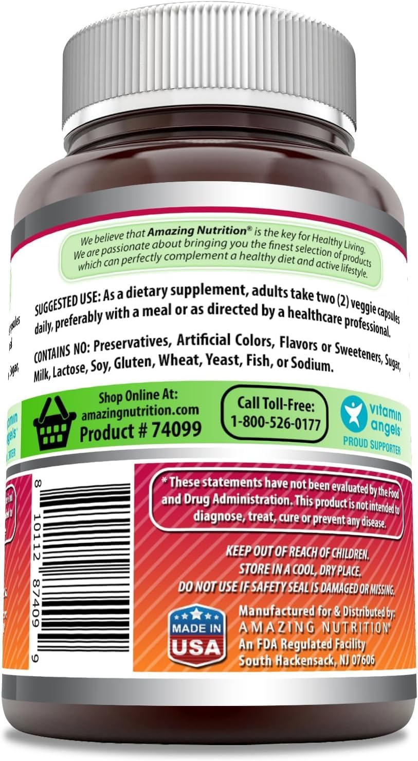 High Potency Echinacea Veggie Capsules | 1300mg | Non-GMO & Gluten Free | Made in USA | 3 Pack - 180 Count
