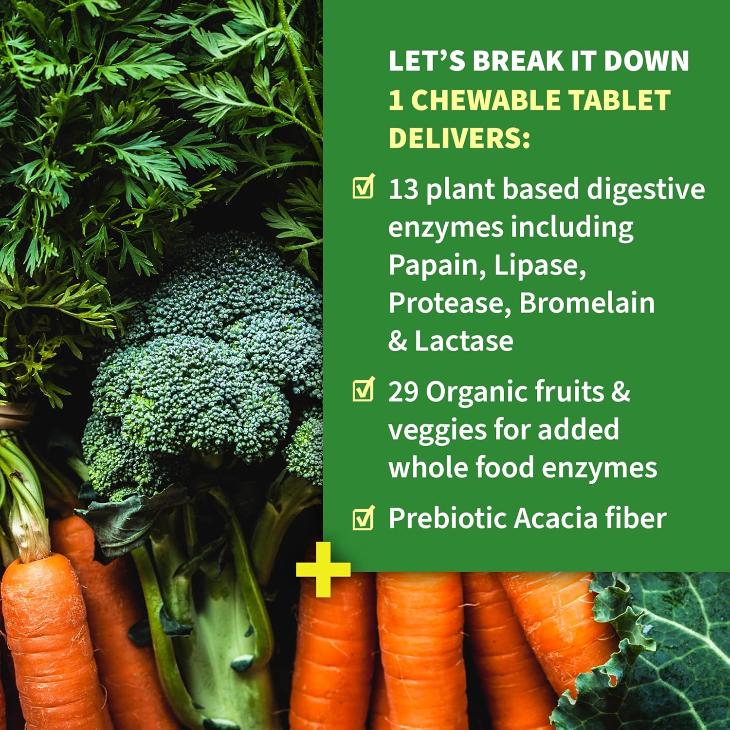 High Potency Garden of Life Dr Formulated Digestive Enzymes with Papain, Bromelain & Zinc Supplements - Raw Zinc and Vitamin C Multimineral Supplement