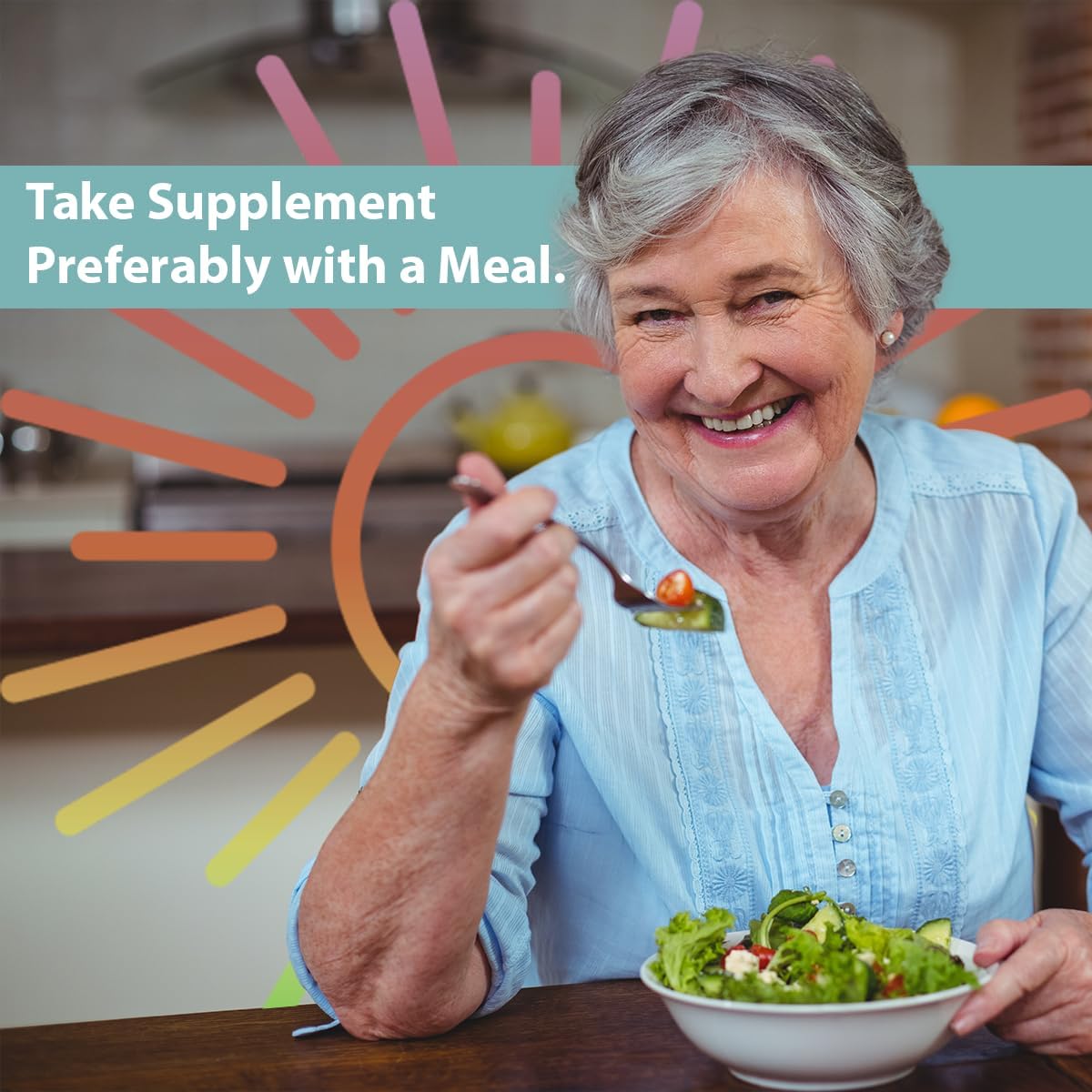 High Potency GeriCare Thera Multivitamin Caplets - 100 Count Pack - Nutritional Supplement