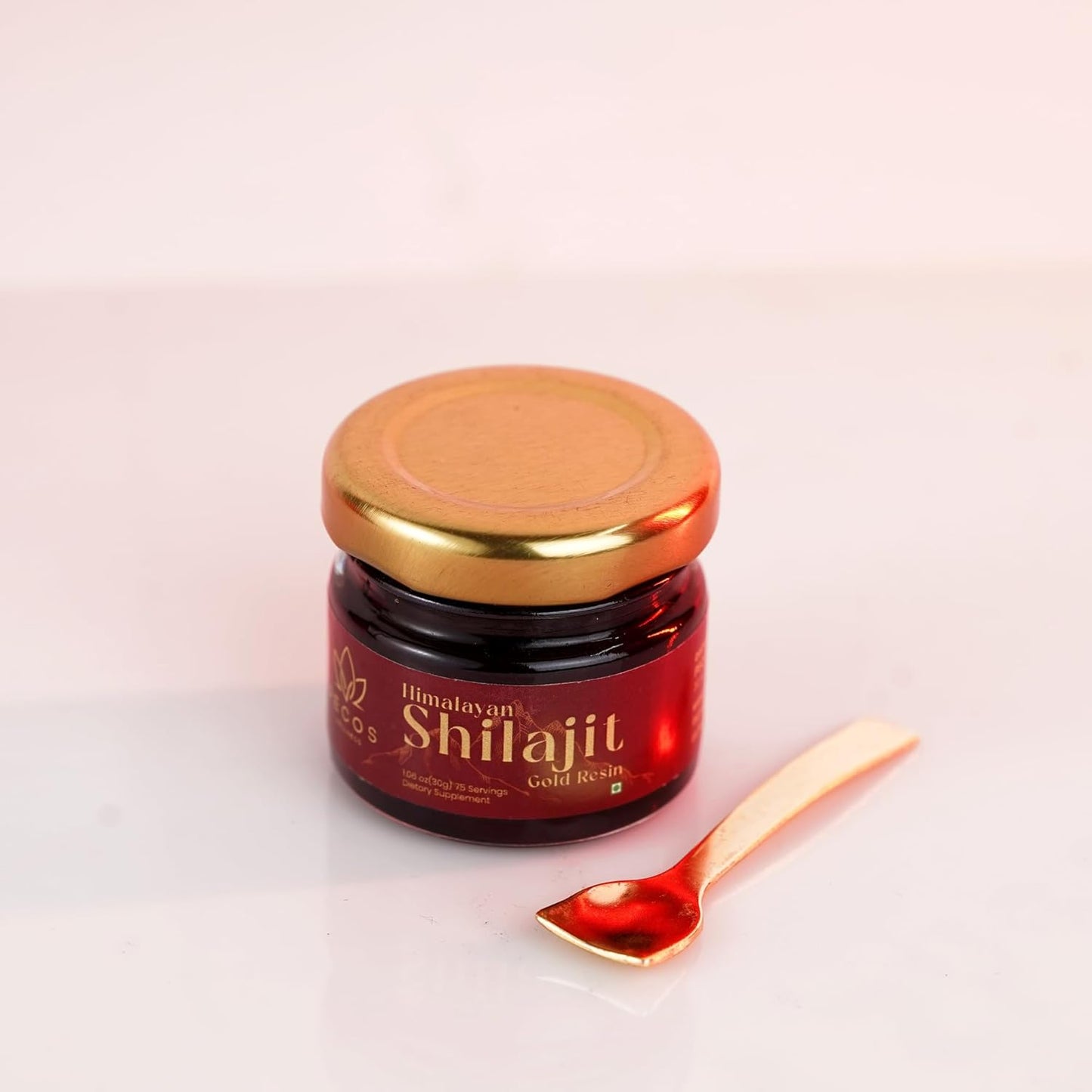 High Potency Gold Grade Pure Himalaya Shilajit Resin for Energy Boost & Immune Support - 100 Servings, 85+ Trace Minerals, 76%+ Fulvic Acid - 30g