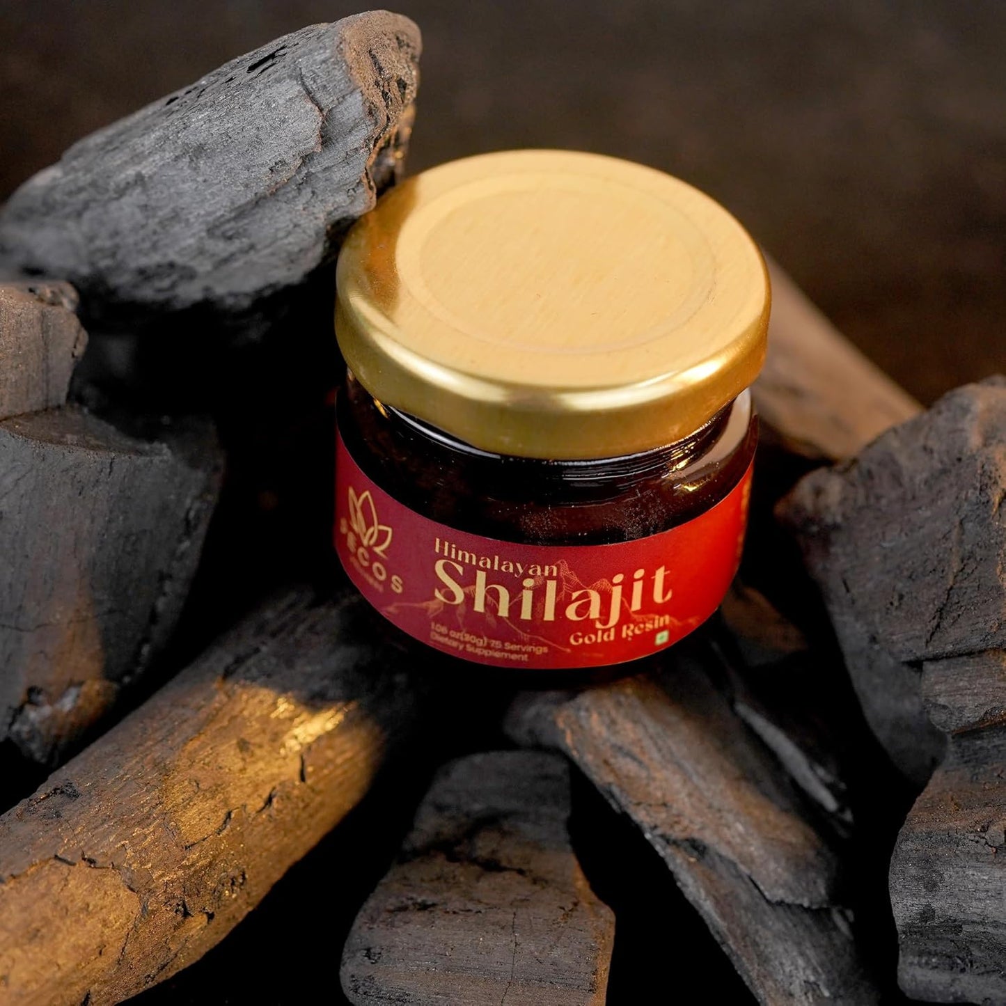 High Potency Gold Grade Pure Himalaya Shilajit Resin for Energy Boost & Immune Support - 100 Servings, 85+ Trace Minerals, 76%+ Fulvic Acid - 30g