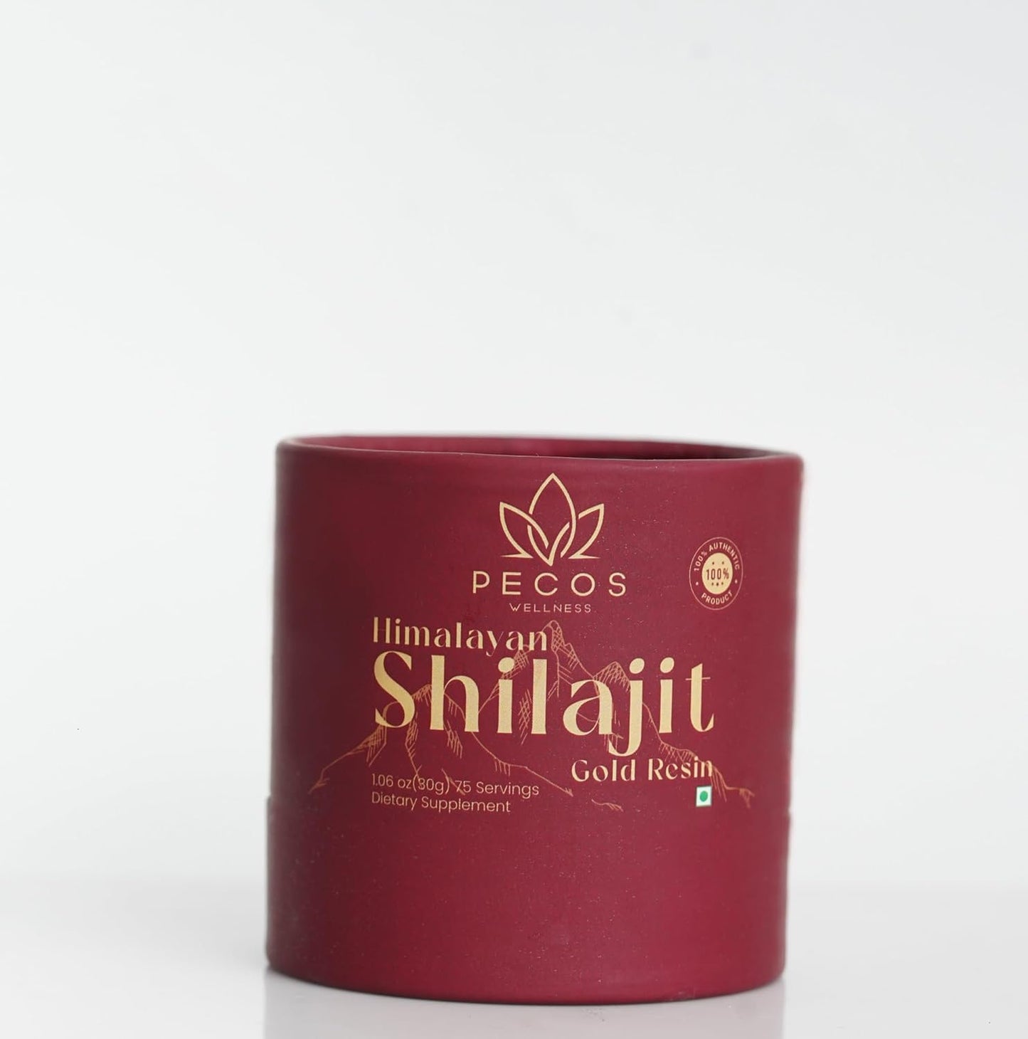 High Potency Gold Grade Pure Himalaya Shilajit Resin for Energy Boost & Immune Support - 100 Servings, 85+ Trace Minerals, 76%+ Fulvic Acid - 30g