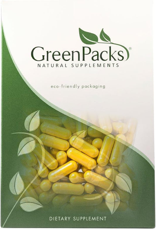 High-Potency GreenPacks® Milk Thistle and Turmeric Extract - 90 Capsules