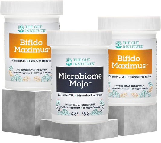 High Potency Gut Reset Protocol: Microbiome Mojo, Bifido Maximus, & Protocol PDF - Probiotics for Gut Harmony, Immunity Boost, Hormone Balance & Mood
