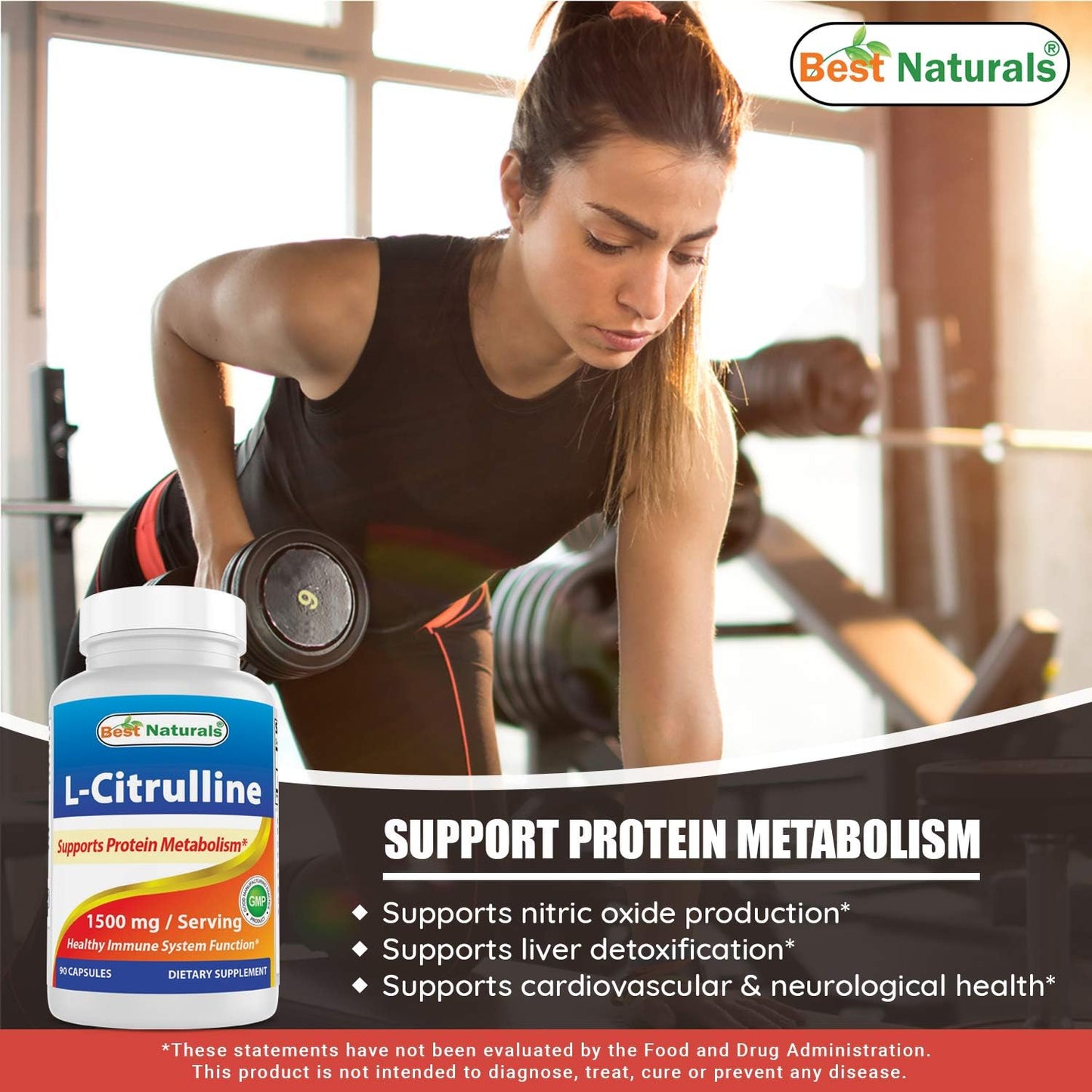 High Potency L-Citrulline and L-Carnitine Blend - 2500mg Total - Premium Quality Supplement