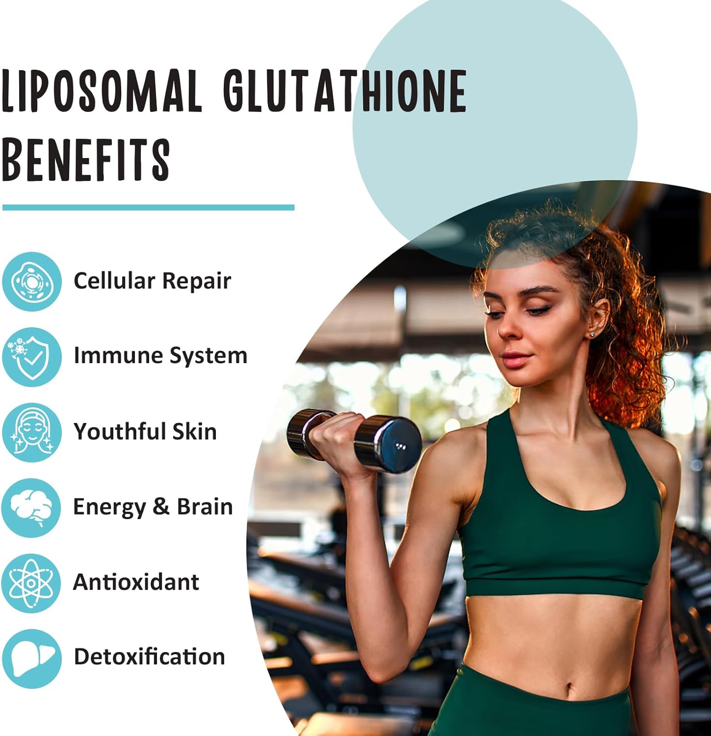 High Potency Liposomal Glutathione Softgels with Hyaluronic Acid & Resveratrol - 2400mg, 480 Softgels for Detox & Immune Support