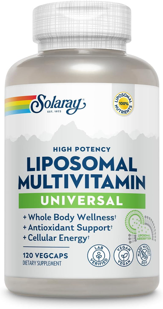 High Potency Liposomal Multivitamin for Men & Women - Enhanced Absorption Vitamin C, D, Biotin, Methyl B-12 - Odor Neutral & Gentle Digestion - 30 Servings, 60 VegCaps