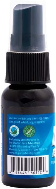 High-Potency Liquid Vitamin B12 Methylcobalamin Spray, 1 oz - Pure Advantage Formula