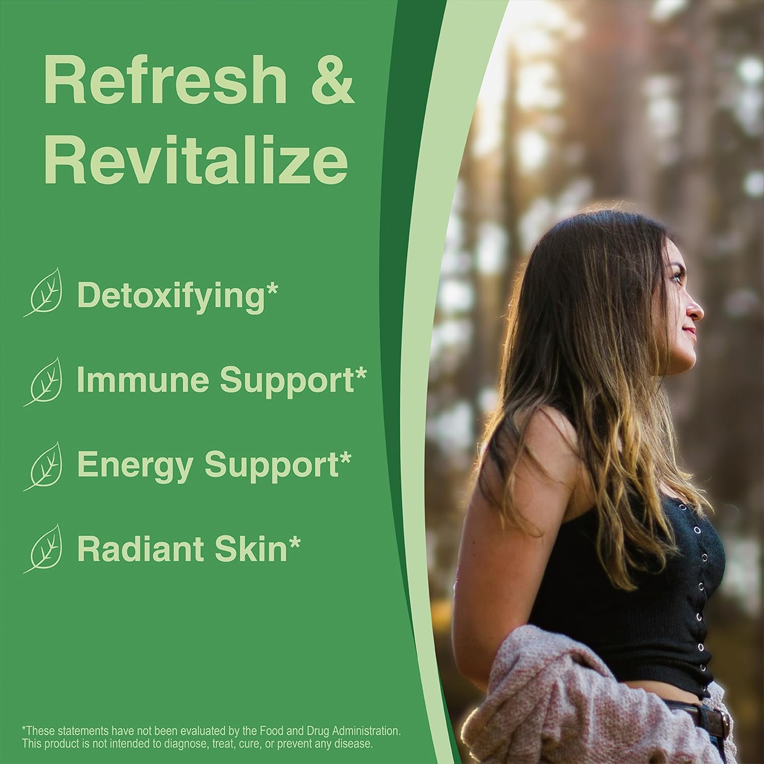 High Potency Lovita Chlorophyll Liquid Concentrate - Internal Deodorant, Skin Health, Energy Booster, Immune Support - 120mg/mL - Natural Mulberry Leaf - 2 Fl Oz x 3 Pack