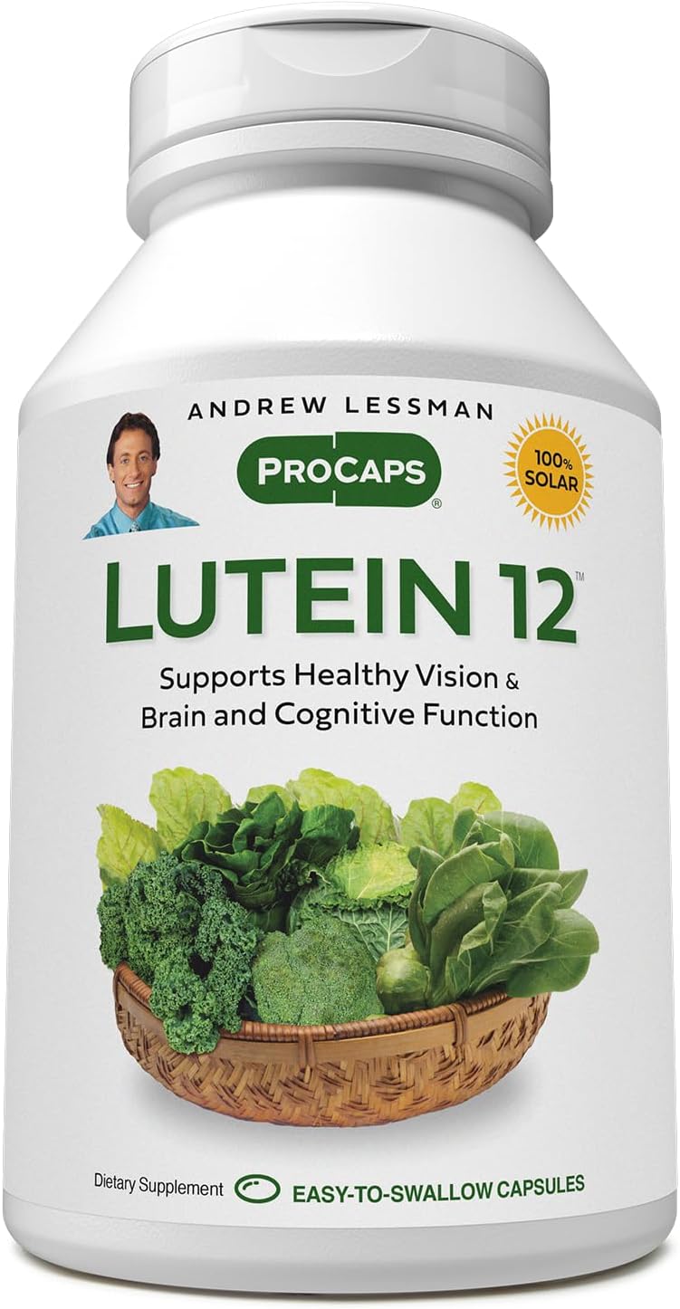 High Potency Lutein Softgels - 180 Count - Supports Eye Health and Skin - Antioxidant Carotenoid for Vision
