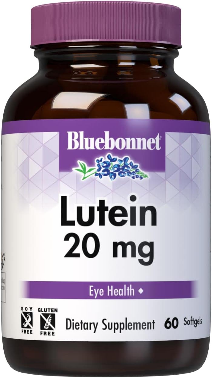 High Potency Lutein Supplement from Bluebonnet Nutrition - 20 mg