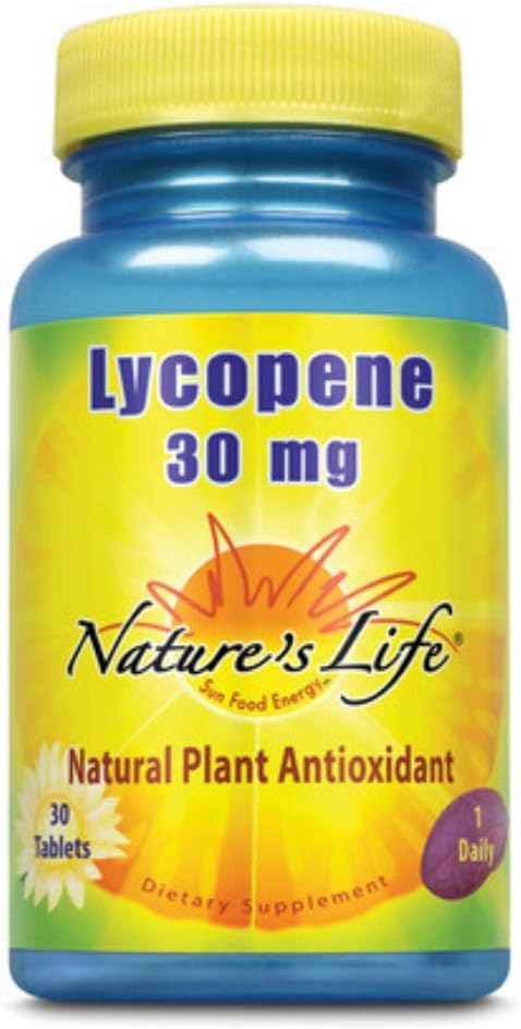 High Potency Lycopene Supplement 30 mg - 30 Count - Antioxidant Support for Heart Health and Immune System