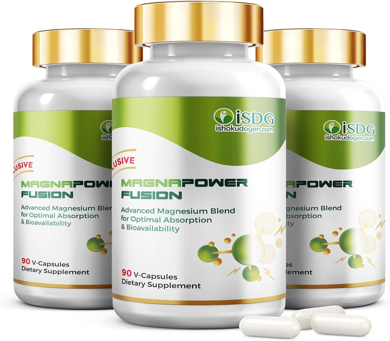 High Potency Magnesium Complex Supplement 300mg - Glycinate, Citrate, Malate & L-Threonate Blend