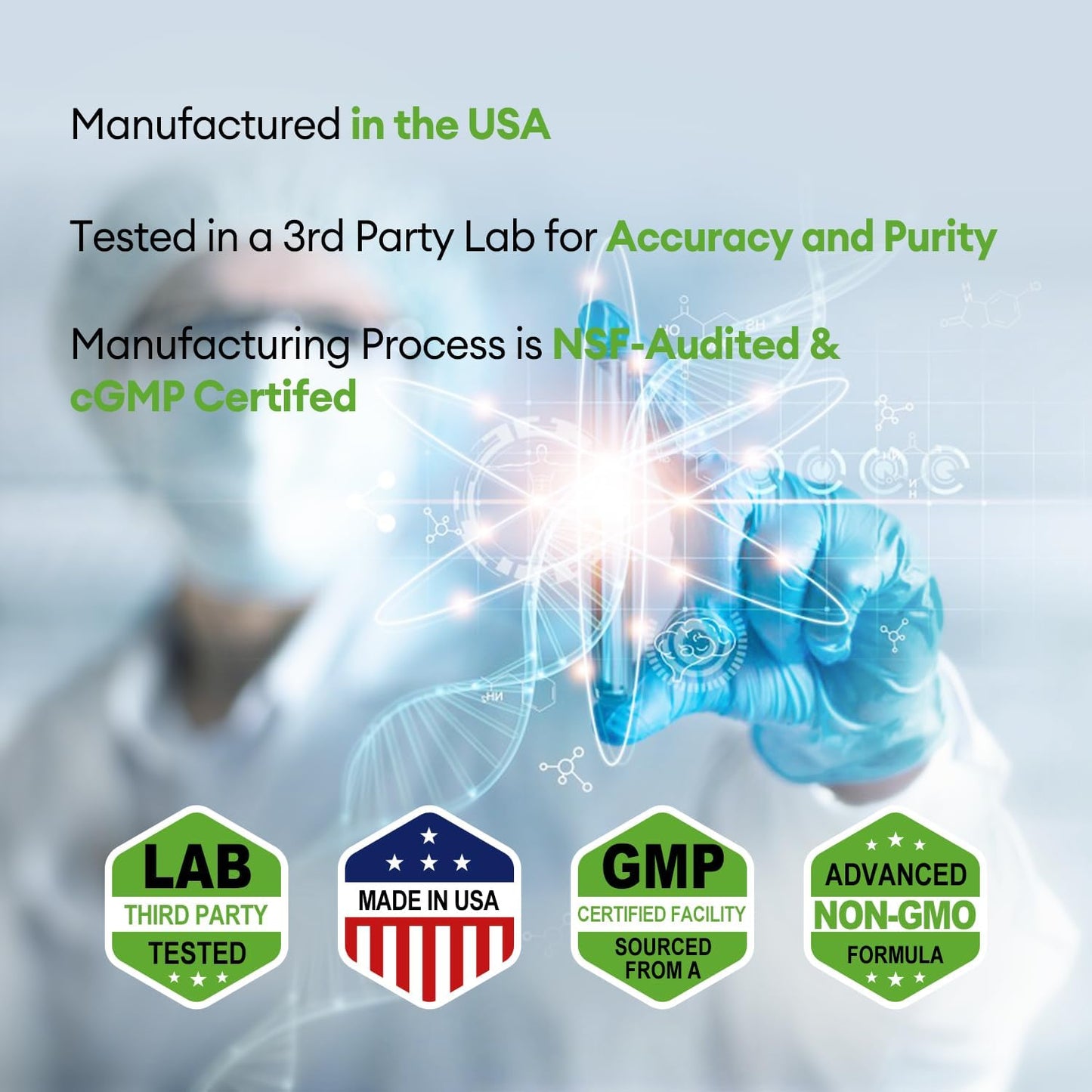 High Potency Magnesium Complex Supplement 300mg - Glycinate, Citrate, Malate & L-Threonate Blend