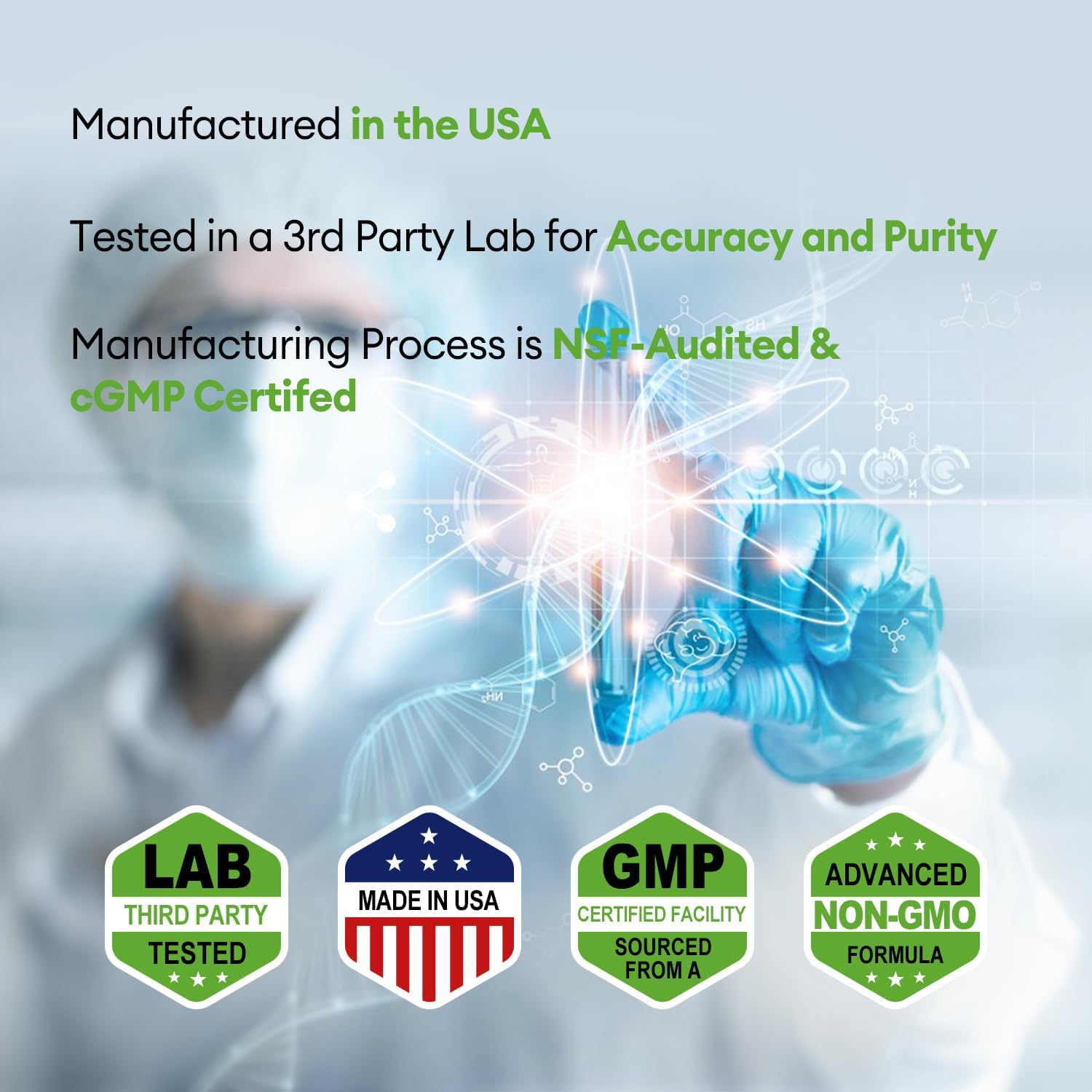 High Potency Magnesium Complex Supplement 300mg - Glycinate, Citrate, Malate & L-Threonate Blend