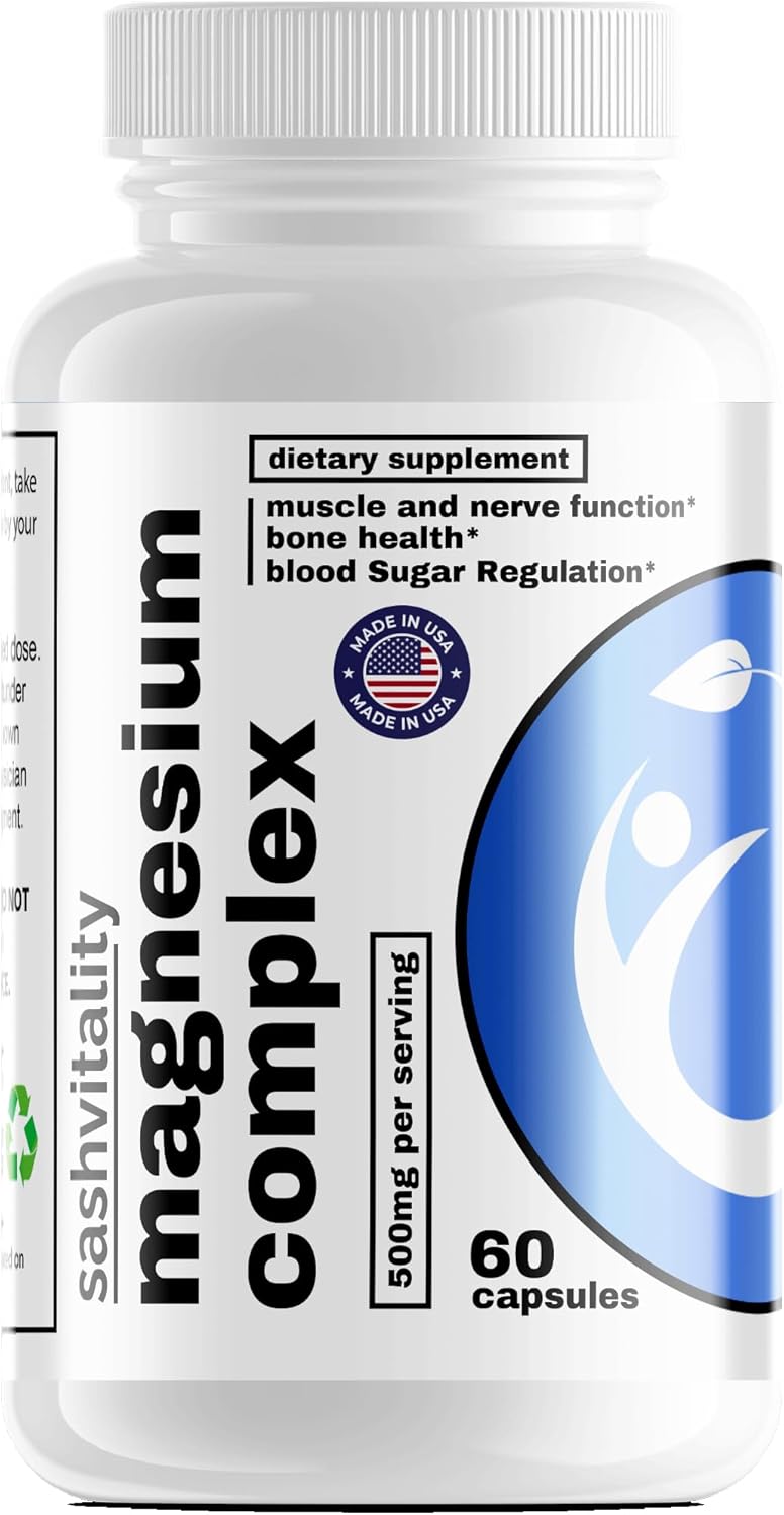 High Potency Magnesium Complex Supplement for Vitality and Well-Being