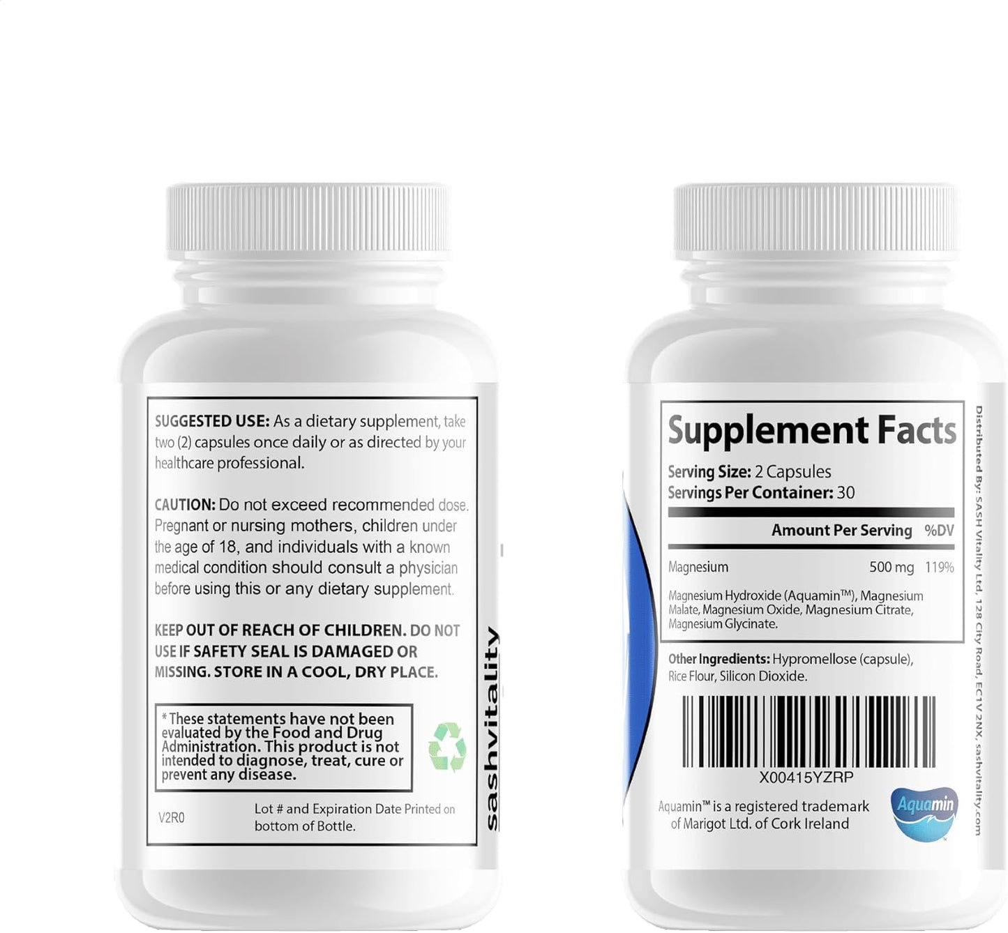 High Potency Magnesium Complex Supplement for Vitality and Well-Being