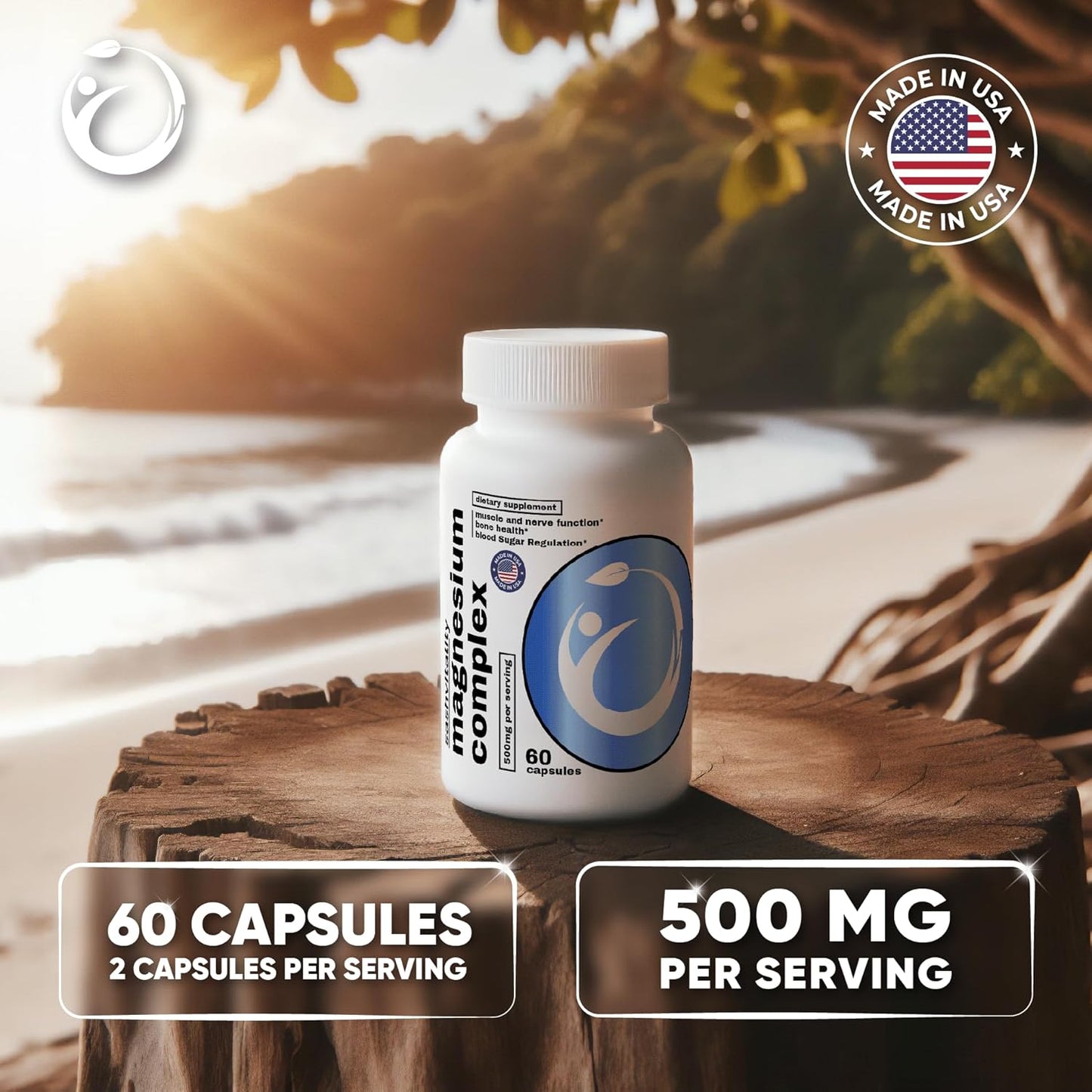 High Potency Magnesium Complex Supplement for Vitality and Well-Being