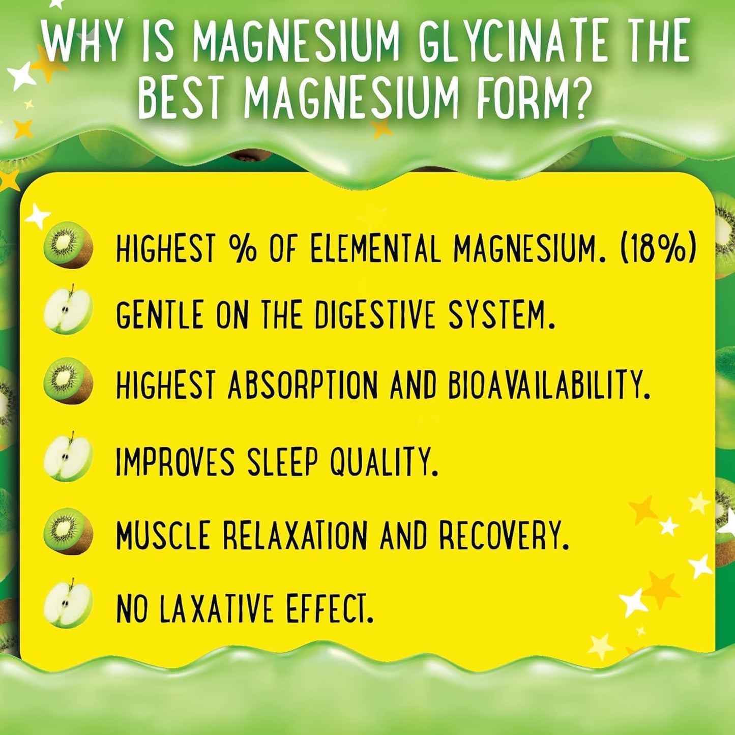High Potency Magnesium Glycinate Chews with Vitamin D3 & B6 - 60 Calm Chewables for Adults and Kids - Double Flavor Variety Pack