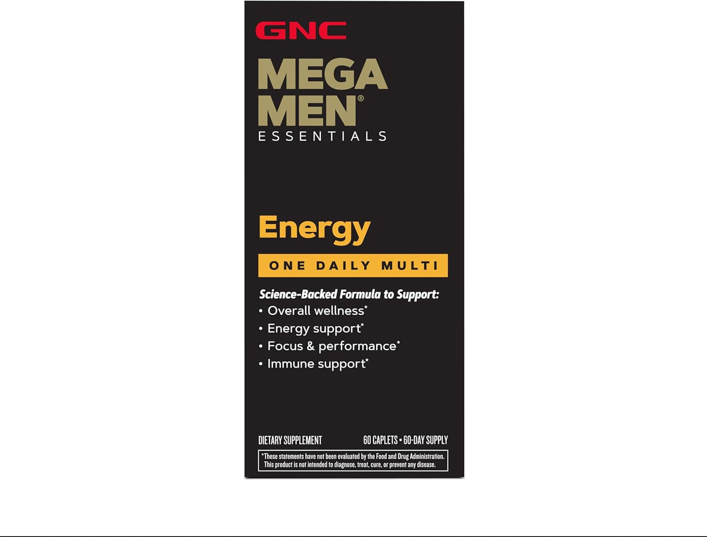 High-Potency Men's Multivitamin for Energy and Metabolism - 1 Daily