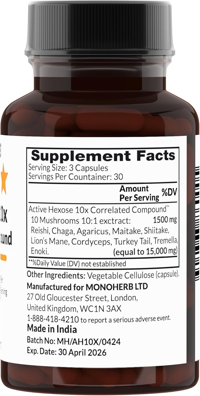 High Potency MONOHERB Astaxanthin Supplement - 12mg, 90 Vegetarian Capsules