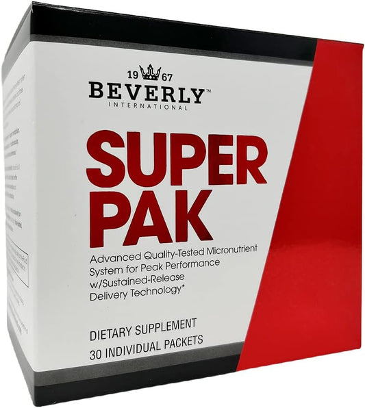 High-Potency Multivitamin Daily Pack for Energy & Performance - 30 Packs by Beverly International. Custom-Formulated for Athletes & Active Men/Women.