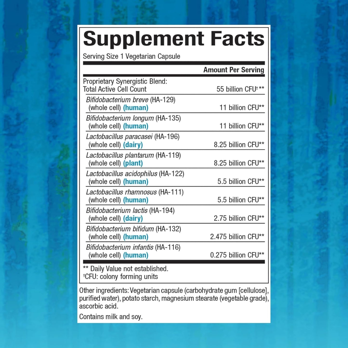 High-Potency Natural Factors Ultimate Probiotic Critical Care - 9 Strains, 100 Billion CFU for Intestinal Health