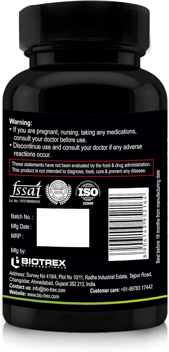 High Potency Nutriosys Alpha Lipoic Acid Supplement - 300mg - 90 Vegetarian Capsules