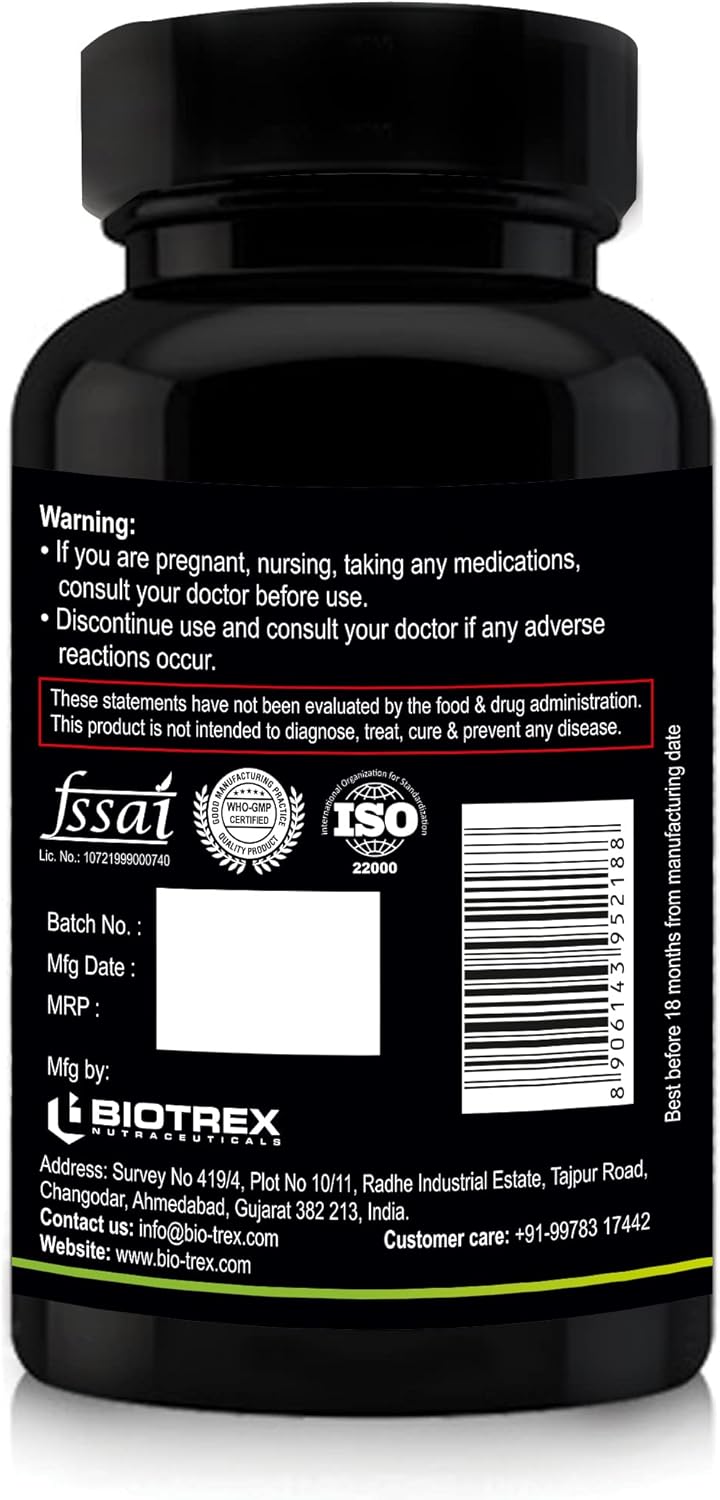 High Potency Nutriosys Resveratrol Supplement - 500mg, 90 Vegetarian Capsules