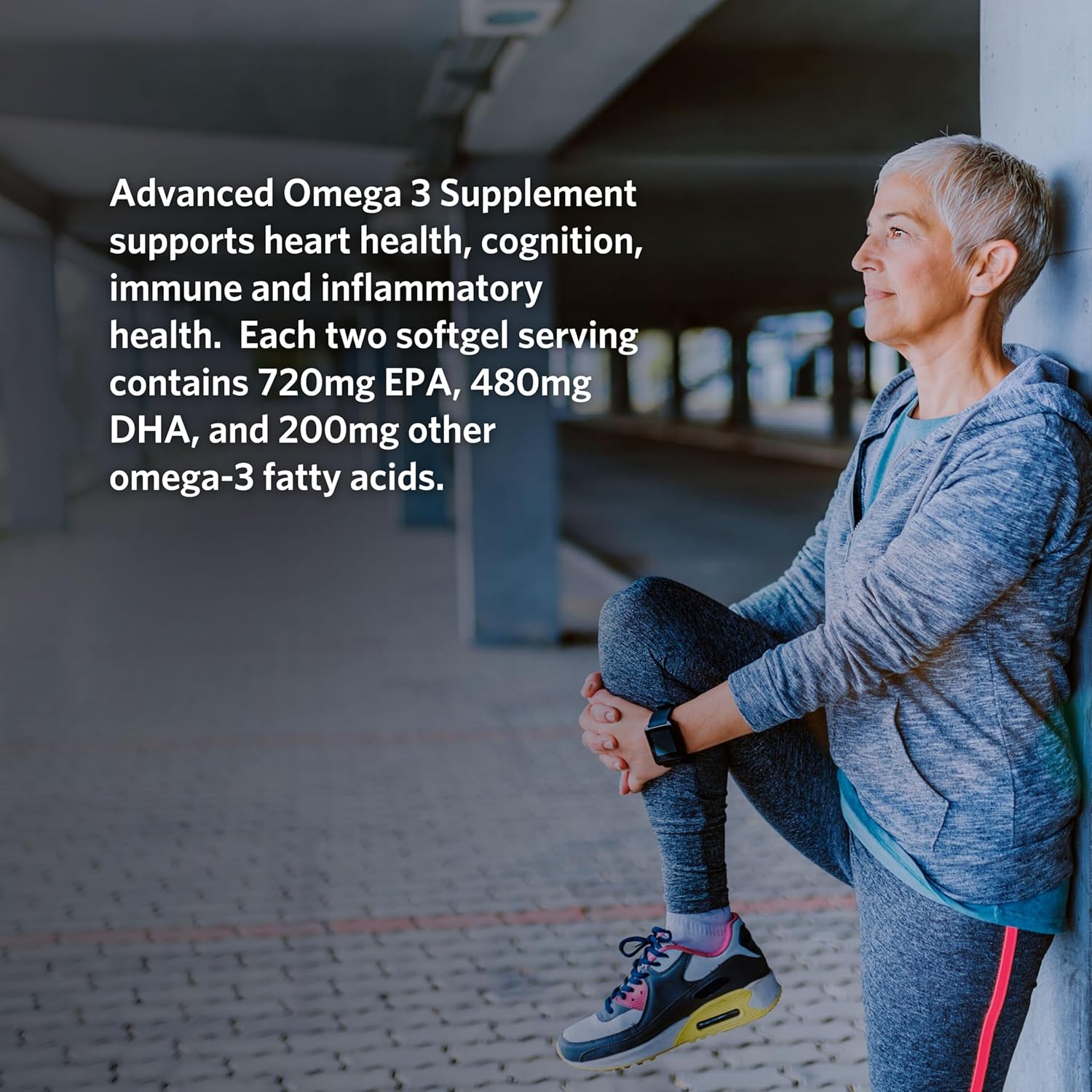 High Potency Omega-3 Fish Oil Supplement with 1400mg EPA + DHA - 30 Day Supply by Cooper Complete