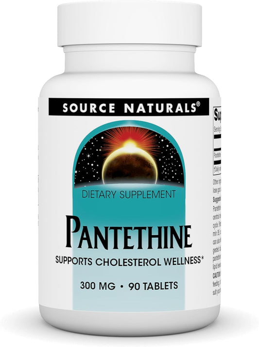 High Potency Pantethine 300mg - 90 Tablets by Source Naturals